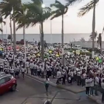 Convocan policías de Campeche para este domingo a 3ra marcha para exigir la renuncia de Layda Sansores