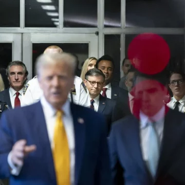 El juicio de Trump en Nueva York, un desfile republicano de lealtad al líder