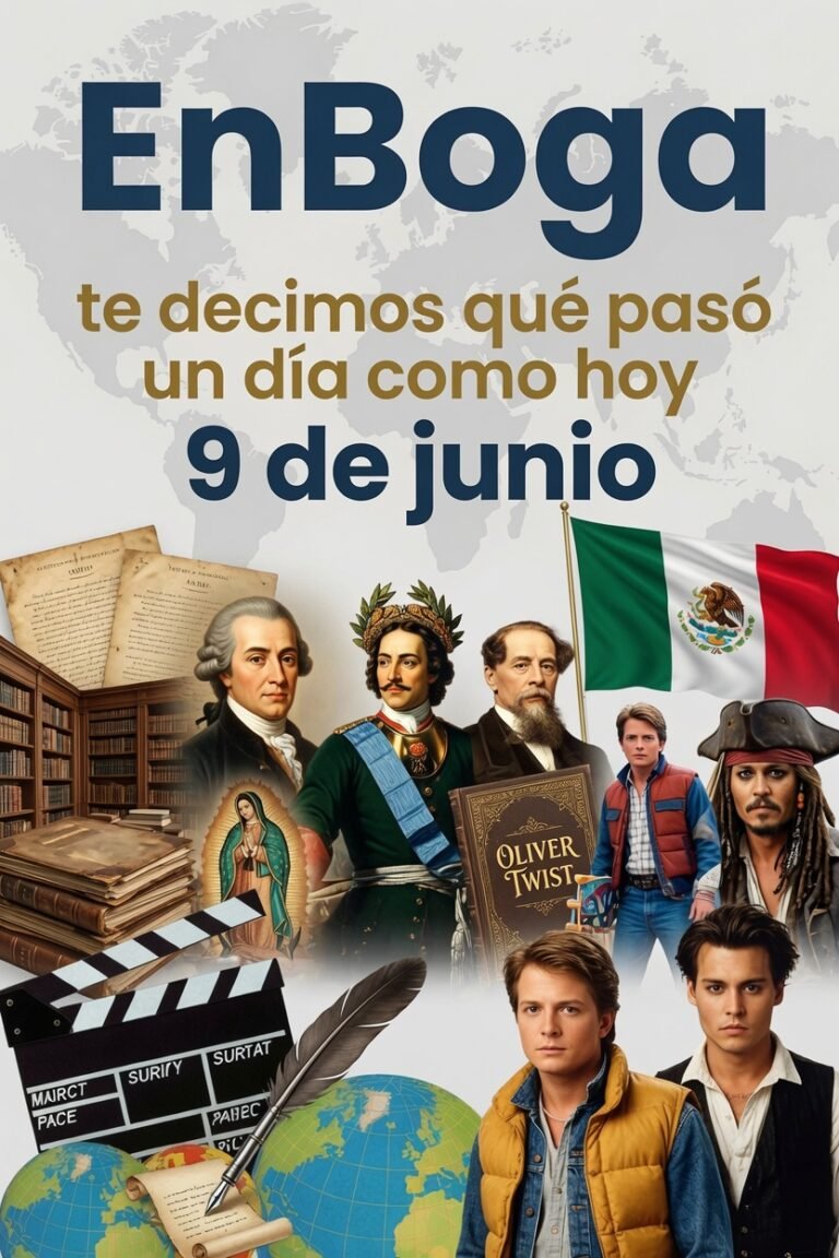 Un día como hoy, 9 de junio: historia, archivos, ciencia y ...