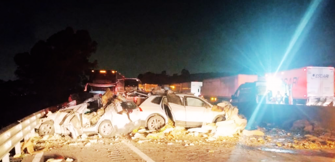 Accidente vial en la autopista México-Puebla deja tres muertos.