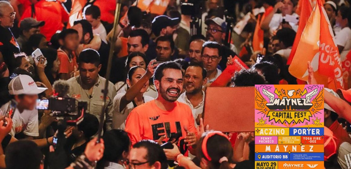 Máynez Capital Fest: Máynez anuncia el cierre de su campaña con concierto gratis en honor a los jóvenes