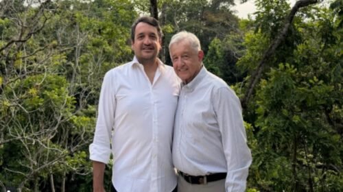ANDY LOPEZ OBRADOR VISITA AMLO