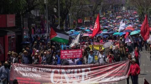 CNTE PARO MAYO FIN CICLO ESCOLAR