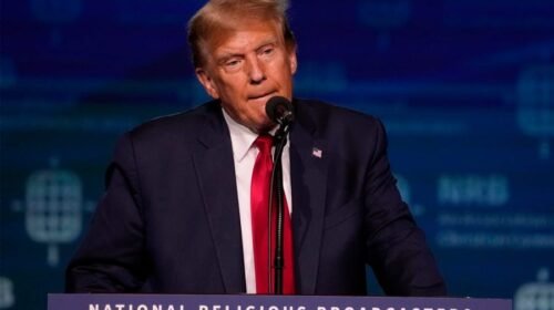 Imagen de archivo del expresidente republicano Donald Trump. EFE/EPA/MARK HUMPHREY