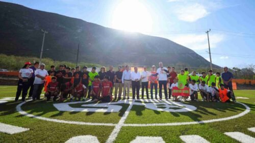 Escobedo estrena cancha deportiva en el marco de la estrategia Ponte Nuevo Ponte Mundial