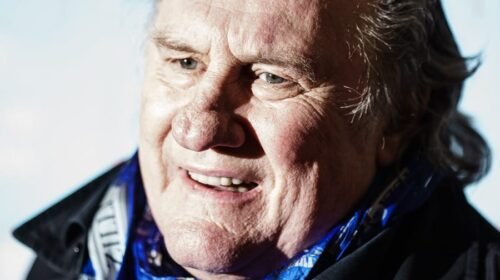 Berlin (Germany), 12/01/2023.- French actor Gerard Depardieu arrives for the premiere of the movie 'Umami' in Berlin, Germany, 12 January 2023. 'Umami' will hit theaters in Germany on 09 February 2023. (Cine, Alemania) EFE/EPA/CLEMENS BILAN