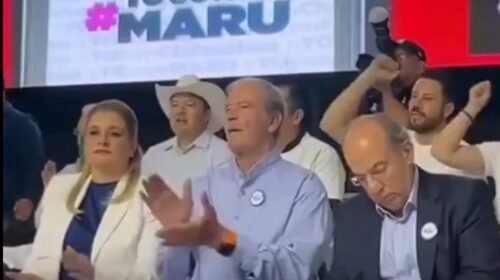 MARU CAMPOS FELIPE CALDERON VICENTE FOX MITIN PAN CHIHUAHUA