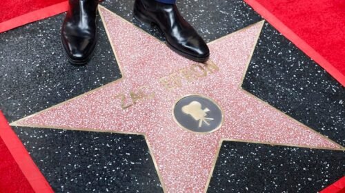El actor estadounidense Zac Efron en el Paseo de la Fama de Hollywood. EFE/EPA/CAROLINE BREHMAN