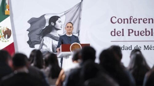 Sheinbaum condena crimen de alcalde y apunta al legado de la guerra contra el narco