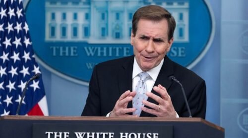 Imagen del pasado 26 de enero del El portavoz del Consejo de Seguridad Nacional de la Casa Blanca, John Kirby. EFE/EPA/MICHAEL REYNOLDS