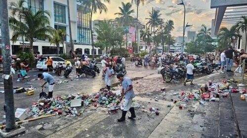 acamoto claudia sheinbaum acapulco festival daños muertos