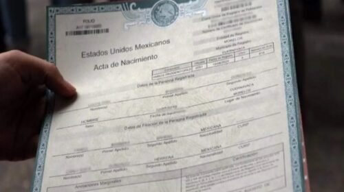 acta de nacimiento nuevo requisito llave mx