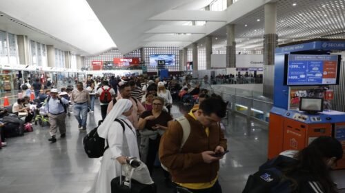 aeropueto aicm inundaciones retraso vuelos lluvias