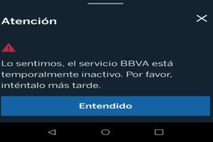 app banco bbva fallas servicio banda digital