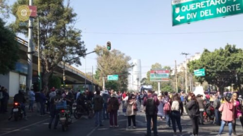 bloque tlalpan afectaciones viales comerciantes manifestación