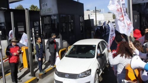 bloqueos carreteras casetas cnte