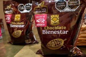 chocolate bienestar gobierno mexicano golosina sellos alimento producto