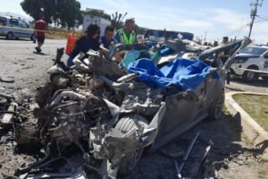 choque audi mexico pachuca muerto