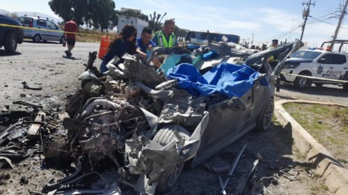 choque audi mexico pachuca muerto