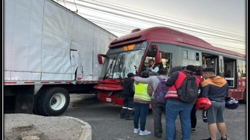 choque metrobus cdmx lesionados vallejo
