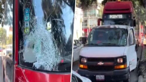 choque metrobus lesionados linea 1