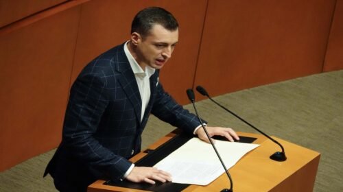CIUDAD DE MÉXICO, 18SEPTIEMBRE2024.- El senador Luis Donaldo Colosio Riojas, durante su participación en la Sesión Ordinaria en la que se discutió el decreto por el que se Reforma la fracción VII del artículo 74 de la Ley Federal del Trabajo.
FOTO: GRACIELA LÓPEZ /CUARTOSCURO.COM