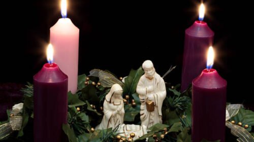 corona adviento diciembre navidad festejos