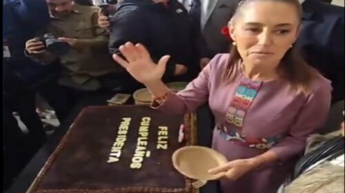 cumpleaños presidenta celebracion mañanera