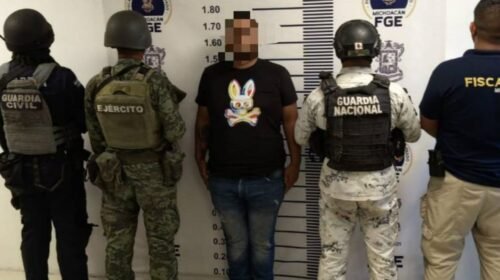 detenido El Rojo Hipólito Mora