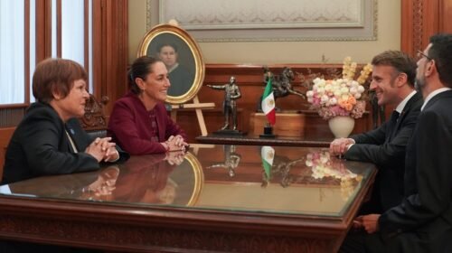 emmanuel macron claudia sheinbaum francia mexico{