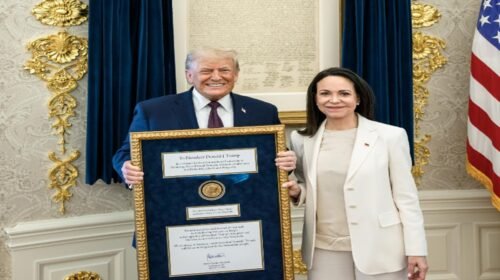 encuentro donald trump maria corina machado premio nobel paz washington