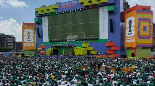 fifa fan fest mexico sudafrica zocalo inauguracion mundial
