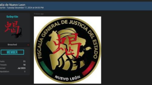 hackeo fiscalia nuevo leon ataque cibernetico