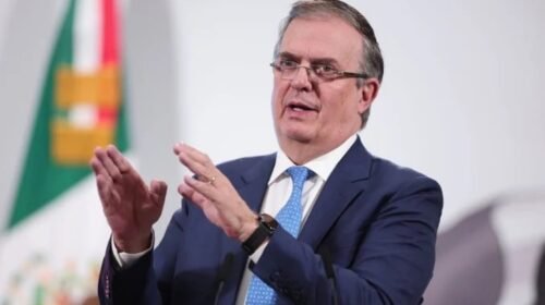 hijo marcelo ebrad embajada SRE
