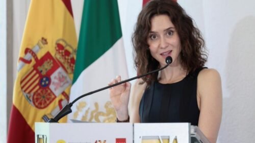 isabel ayuso suspende gira mexico poemica politica
