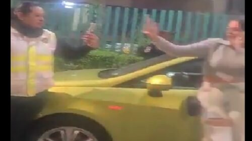 lady cerda alcoholimetro agresion policia video virales