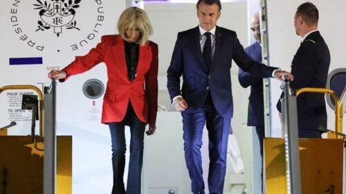 macron video chachetada esposa