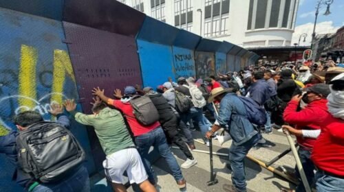 marcha cente centro historico planton