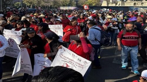 marcha cnte ley issste maestros manifestaciones vialidades afectadas