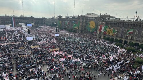 mensaje gobierno zocalo opertivo vial calles cerradas centro historico