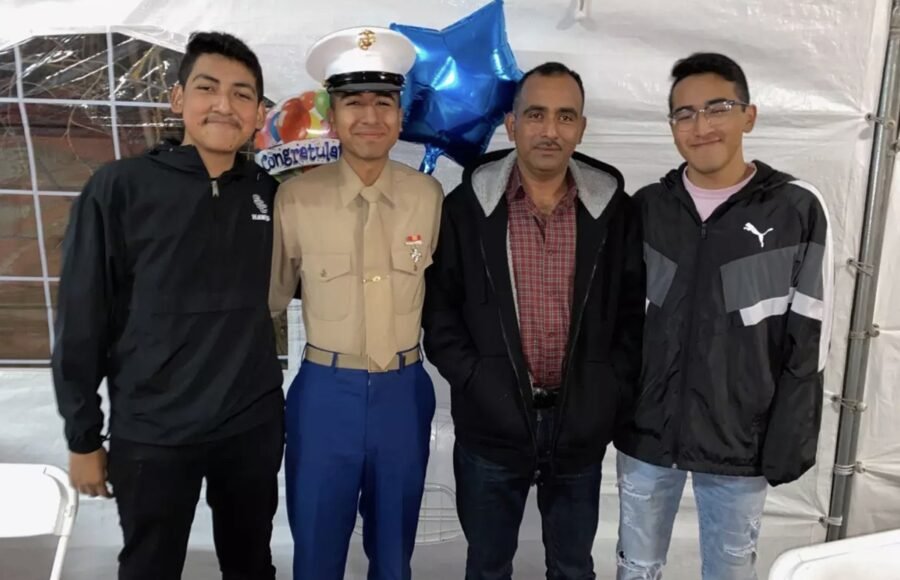 mexicano detenido violencia agresion ice california padre soldados estadounidenses