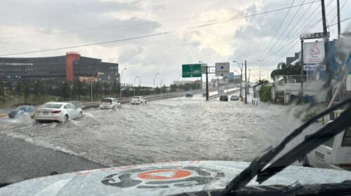 monterrey lluvias camino leones
