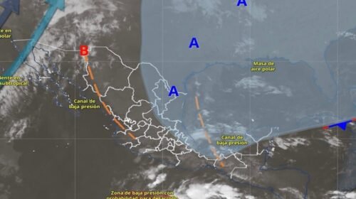 nuevo frente frio mexico clima