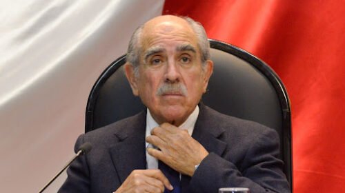 CIUDAD DE MÉXICO, 23NOVIEMBRE2021.- Pablo Gómez, acudió a la comisión de Hacienda y Crédito Público de la Cámara de Diputados en donde se someterá a discusión su ratificación como titular de la Unidad de Inteligencia Financiera. 
FOTO: MARIO JASSO/CUARTOSCURO.COM