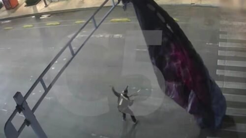 paracaidista cdmx centro historico video viral c5