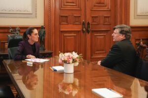 reunion subsecretario estados unidos mexico palacio nacional claudia sheinbaum