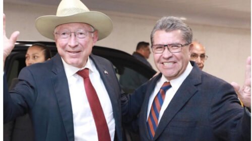 ricardo monreal senadores ken salazar despedida embajador