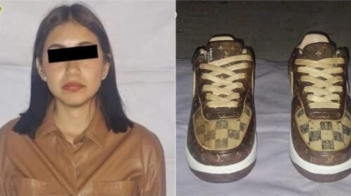 robo escultura tenis louis vuiton polanco