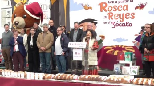 rosa reyes clara brugada zocalo reyes magos festejos tradicion