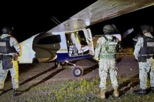seguramiento avioneta droga garcia harfuch bukele seguridad narcotrafico